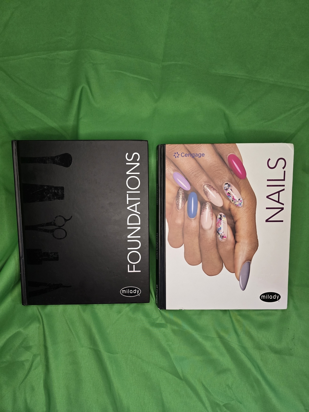 Milady Standard Nail Technology 8th Edition + Foundations 1st Ed Textbook Lot